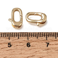 Brass Spring Gate Rings&nbsp;KK-CBA4292-10G