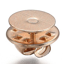 Brass Butterfly Clutches Pin Backs&nbsp;KK-Z003-01M