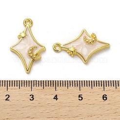 Alloy Enamel Pendants&nbsp;ENAM-R145-08G