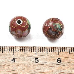 Handmade Cloisonne Beads&nbsp;CLB-O001-M09-01