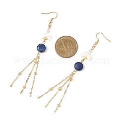 Natural Gemstone Dangle Earrings&nbsp;EJEW-JE06813