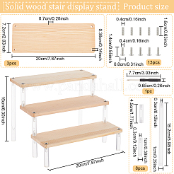 3-Tier Acrylic Model Toy Display Riser&nbsp;ODIS-WH0029-38