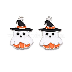 Halloween Theme Alloy Enamel Pendants&nbsp;ENAM-T020-08F