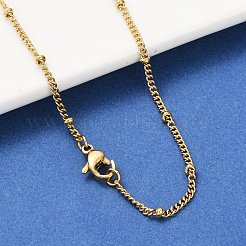 304 Stainless Steel Chain Necklaces&nbsp;X-MAK-L015-40G