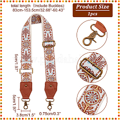 Ethnic Style Polyester Adjustable Bag Straps&nbsp;DIY-WH0449-62A