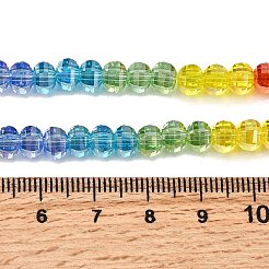 Electroplate Glass Beads Strands&nbsp;EGLA-G039-09B-02