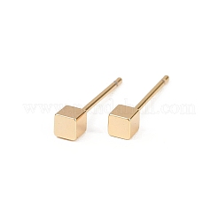 Brass Stud Earrings for Women&nbsp;EJEW-G441-05A-G