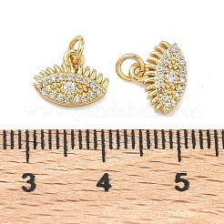 Brass Micro Pave Cubic Zirconia Pendants&nbsp;KK-A291-27A-G