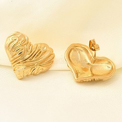304 Stainless Steel Stud Earrings&nbsp;EJEW-P298-02A-G