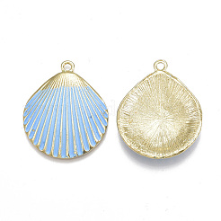 Spray Painted Alloy Pendants&nbsp;PALLOY-T065-20A