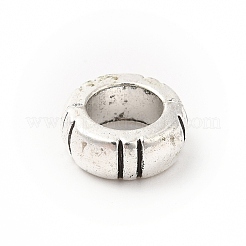 Tibetan Style Alloy European Beads&nbsp;PALLOY-P293-098AS