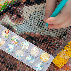 12-Hole Felt Bead Design Boards&nbsp;TOOL-WH0127-38B