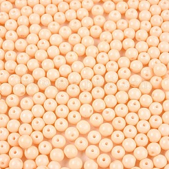 Opaque Baking Paint Glass Beads&nbsp;DGLA-T004-02D