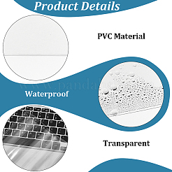 PVC Transparent Book Covers&nbsp;DIY-GF0013-24A