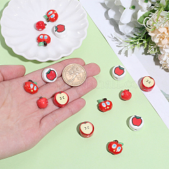 20Pcs 4 Styles Christmas Theme Handmade Porcelain Beads&nbsp;PORC-PA0001-65