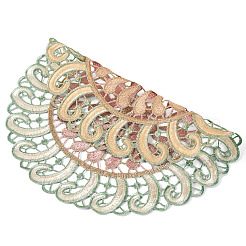 Polyester Lace Table Mat&nbsp;AJEW-TADJ0001-21D