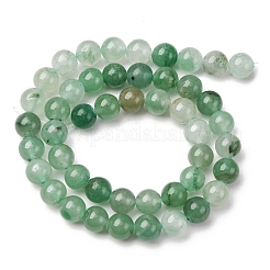 Natural Green Aventurine Round Beads Strands&nbsp;X-G-S150-8mm-4