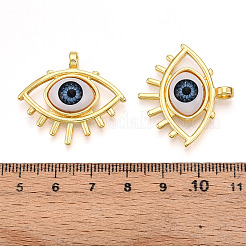 Brass Resin Pendants&nbsp;KK-T070-94
