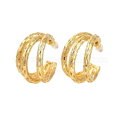 Hollow Moon Brass Stud Earrings&nbsp;EJEW-Q391-20G