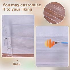 4-Tier Acrylic Display Riser Stands&nbsp;ODIS-WH0043-228B