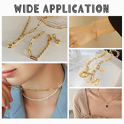 Soldered Brass Paperclip Chains&nbsp;CHC-CA0001-03G