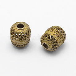 Brass Filigree Beads&nbsp;KK-K185-24-RS