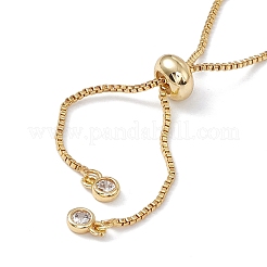 Brass Rhinestone Slider Bracelet Makings&nbsp;KK-E068-VD014-2