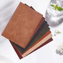 8Pcs 8 Colors PU Leather Sheets&nbsp;DIY-CL0002-51