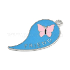 Alloy Enamel Pendants&nbsp;ENAM-D064-01B