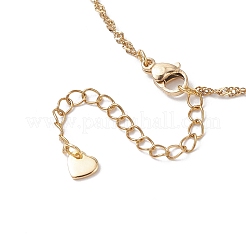 304 Stainless Steel Singapore Chain Anklets&nbsp;AJEW-AN00644-01