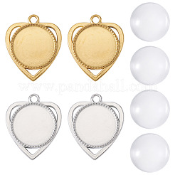 DIY Heart Pendant Making Kits&nbsp;STAS-TA0005-43