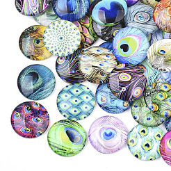 Flatback Glass Cabochons for DIY Projects&nbsp;GGLA-S047-04B