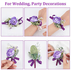 1Pc Silk Cloth Wrist Corsage&nbsp;AJEW-CP0001-72