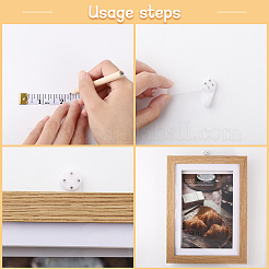 Plastic with Iron Non-trace Hook Hanger&nbsp;DIY-GL0003-67