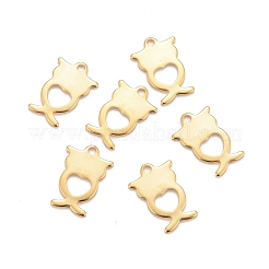 201 Stainless Steel Charms&nbsp;STAS-K217-27G