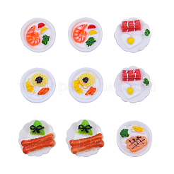 30Pcs 5 Style Resin Decoden Cabochons&nbsp;RESI-CJ0001-163