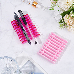 2Pcs 2 Colors Plastic Nail Art Pen Holder Stand&nbsp;MRMJ-ME00001-10A