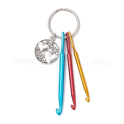 Aluminum Crochet Hooks Keychain&nbsp;KEYC-JKC01013-06