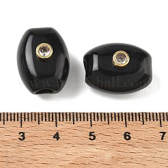 Natural Obsidian European Beads&nbsp;GG-CBA105B-02J-G