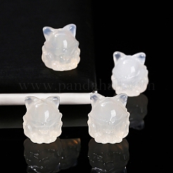 Natural Agate Carved Nine-Tailed Fox Beads&nbsp;PW-WGF640A-01