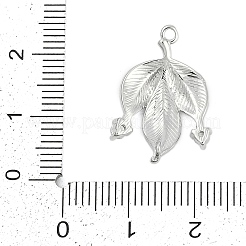 Brass Micro Pave Cubic Zirconia Pendants&nbsp;KK-Q026-21P