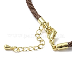 3MM Nylon Milan Cord Necklace Making&nbsp;NJEW-H084-01G