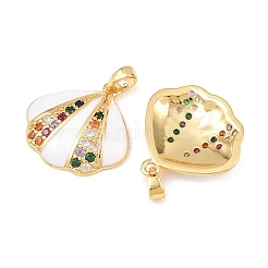 Brass Micro Pave Cubic Pendants&nbsp;KK-Z140-15G