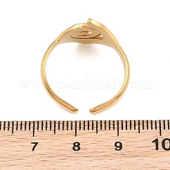 304 Stainless Steel Cuff Open Rings for Women&nbsp;LS-SA-CBABC0E-02G