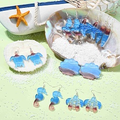 7 Pairs 1 Styles Acrylic Dangle Earrings&nbsp;EJEW-CJ0001-06