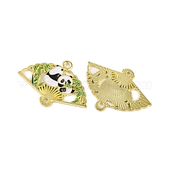 Golden Plated Alloy Enamel Connector Charms&nbsp;ENAM-Z017-15G-03