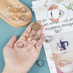 DIY Flat Round Adjustable Ring Making Kit&nbsp;DIY-SC0019-88