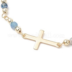 304 Stainless Steel Tiny Cross Link Bracelets&nbsp;BJEW-JB13244-01