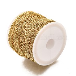 Rack Plating Brass Cable Chains&nbsp;CHC-M001-01G-02