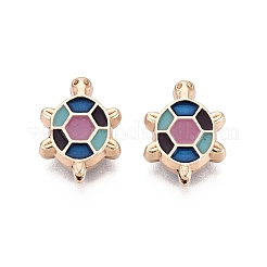 Rack Plating Alloy Enamel Beads&nbsp;ENAM-N071-01G